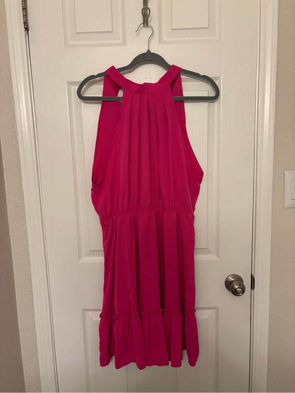Pink Halter Dress - Size Large
